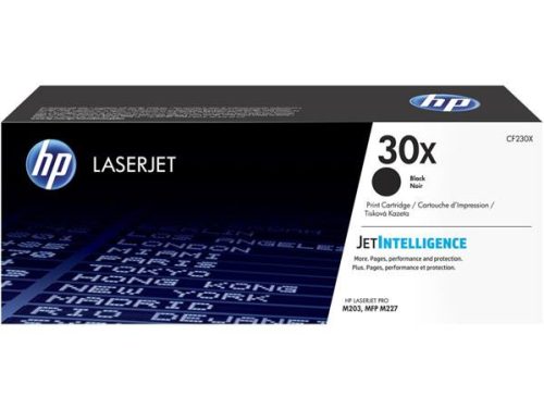 HP CF230X Lézertoner Laserjet M203, M227 nyomtatókhoz, HP  30X, fekete, 3,5k