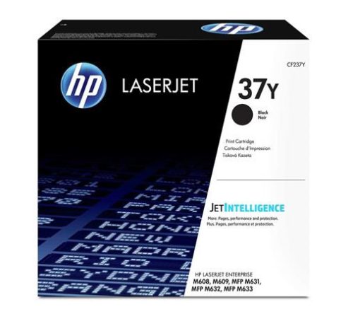 HP CF237Y Lézertoner LaserJet Enterprie M631, M608, nyomtatókhoz, HP  37Y, fekete, 41k
