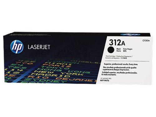HP CF380A Lézertoner Color LaserJet Pro MFP M476 nyomtatóhoz, HP  312A, fekete, 2,4k