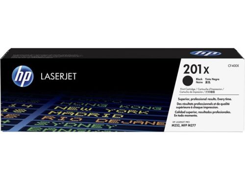 HP CF400X Lézertoner Color LaserJet Pro M252, M277 nyomtatóhoz, HP  201X, fekete, 2,8k