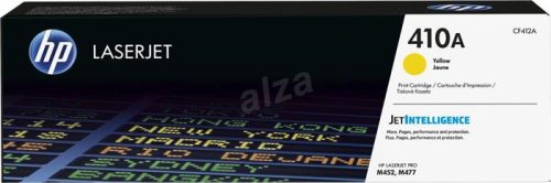 HP CF412A Lézertoner ColorLaserJet M452/477 nyomtatókhoz, HP  410A, sárga, 2,3k