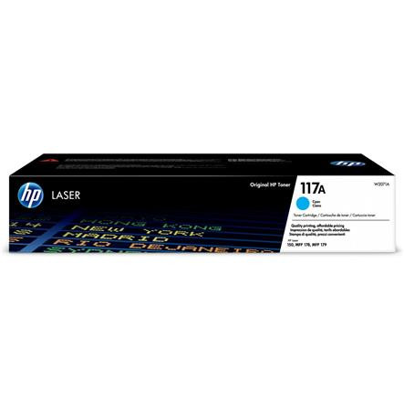 HP W2071A Lézertoner Color Laser 150, MFP178, MFP179 nyomtatókhoz, HP  117A, cián,  0,7k