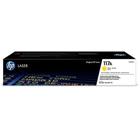 HP W2072A Lézertoner Color Laser 150, MFP178, MFP179 nyomtatókhoz, HP  117A, sárga,  0,7k