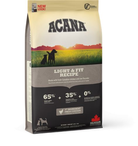 Acana Light & Fit szárazeledel hízásra hajlamos felnőtt kutyák részére 2 kg csirke