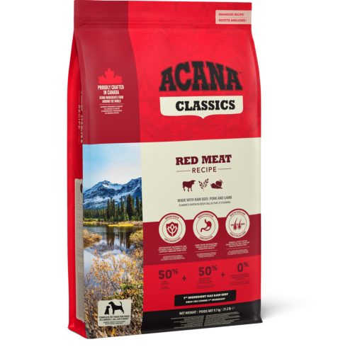 Acana Classics Red Meat száraz kutyatáp 14,5 kg marha, bárány, sertés