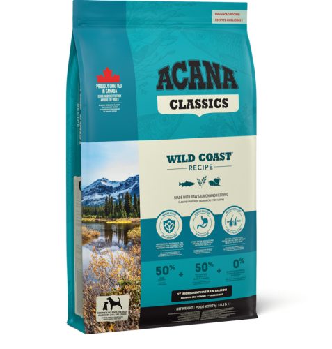 Acana Classics Wild Coast száraz kutyatáp 14,5 kg lazac, hering