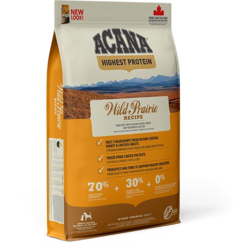 Acana Highest Protein Wild Prairie száraz kutyatáp 11,4 kg csirke, pulyka