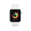 Apple Watch Series 3 GPS 42mm ezüst aluminiumtok fehér sportpánttal 