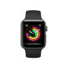 Apple Watch Series 3 GPS 42mm asztroszürke aluminiumtok fekete sportpánttal