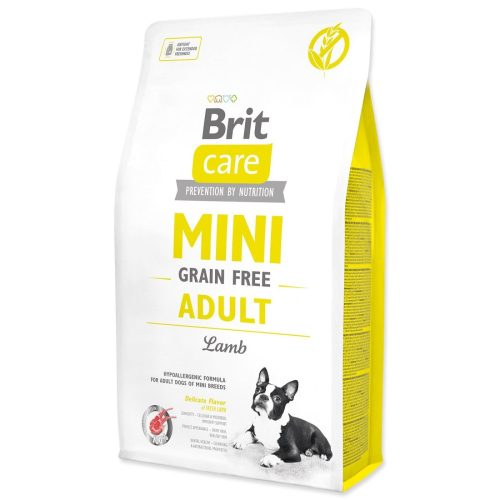 Brit Care Mini Grain Free Adult száraz kutyaeledel kistestű felnőtt kutyáknak 2 kg bárány