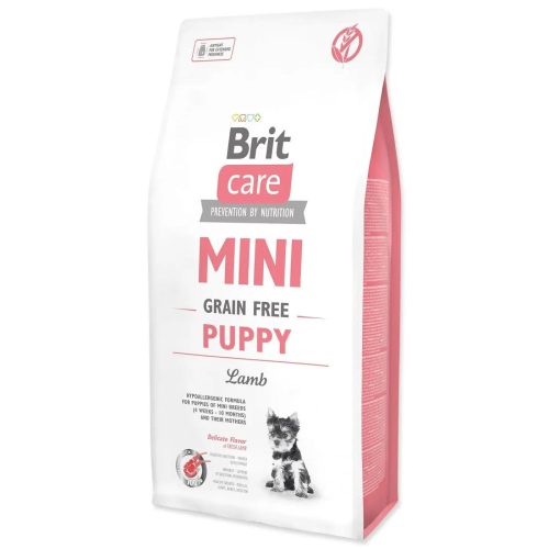 Brit Care Mini Grain Free Puppy száraz kutyaeledel kistestű kölyökkutyáknak 7 kg bárány