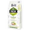 Brit Fresh Adult Run & Work száraz kutyaeledel 2,5 kg friss kacsa kölessel