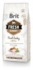 Brit Fresh Senior Fit & Slim száraz kutyaeledel 12 kg friss pulyka borsóval