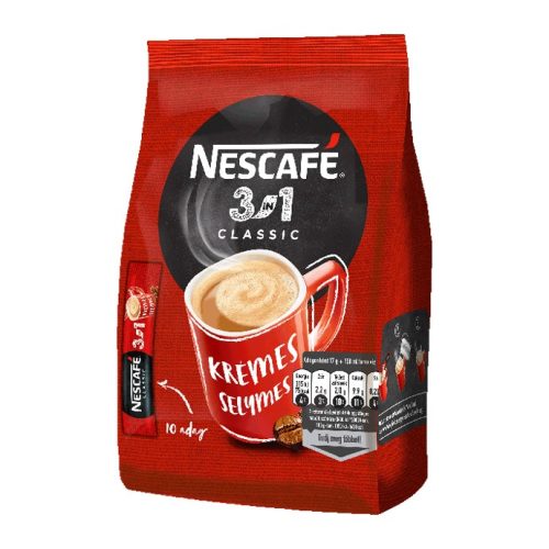 Nescafé Classic 3in1 instant kávéitalpor 10x17 g