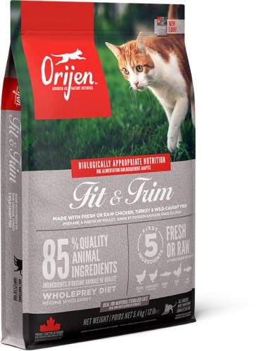 Orijen Fit & Trim száraz macskaeledel 1,8 kg csirke, hering, pulyka, tőkehal
