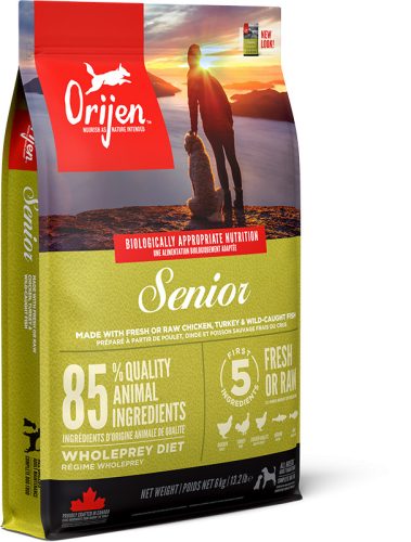 Orijen Senior száraz kutyatáp 11,4 kg baromfi, hal