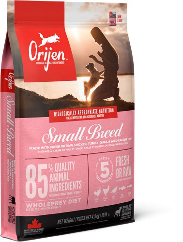 Orijen Small száraz kutyatáp kistesű kutyák részére 1,8 kg pulyka, csirke, fürj