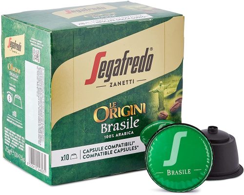 Segafredo Zanetti Le Origini Brasile kávékapszula 10 db x 7,5 g (Dolce Gusto)
